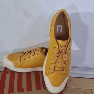 FitFlop Men's Mustard Yellow Sneakers
